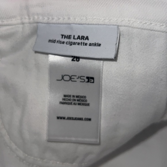 Joe Jeans Lara Mid Rise Frayed Hem Cigarette Ankle Jeans- Brand New With Tags - Picture 8 of 8